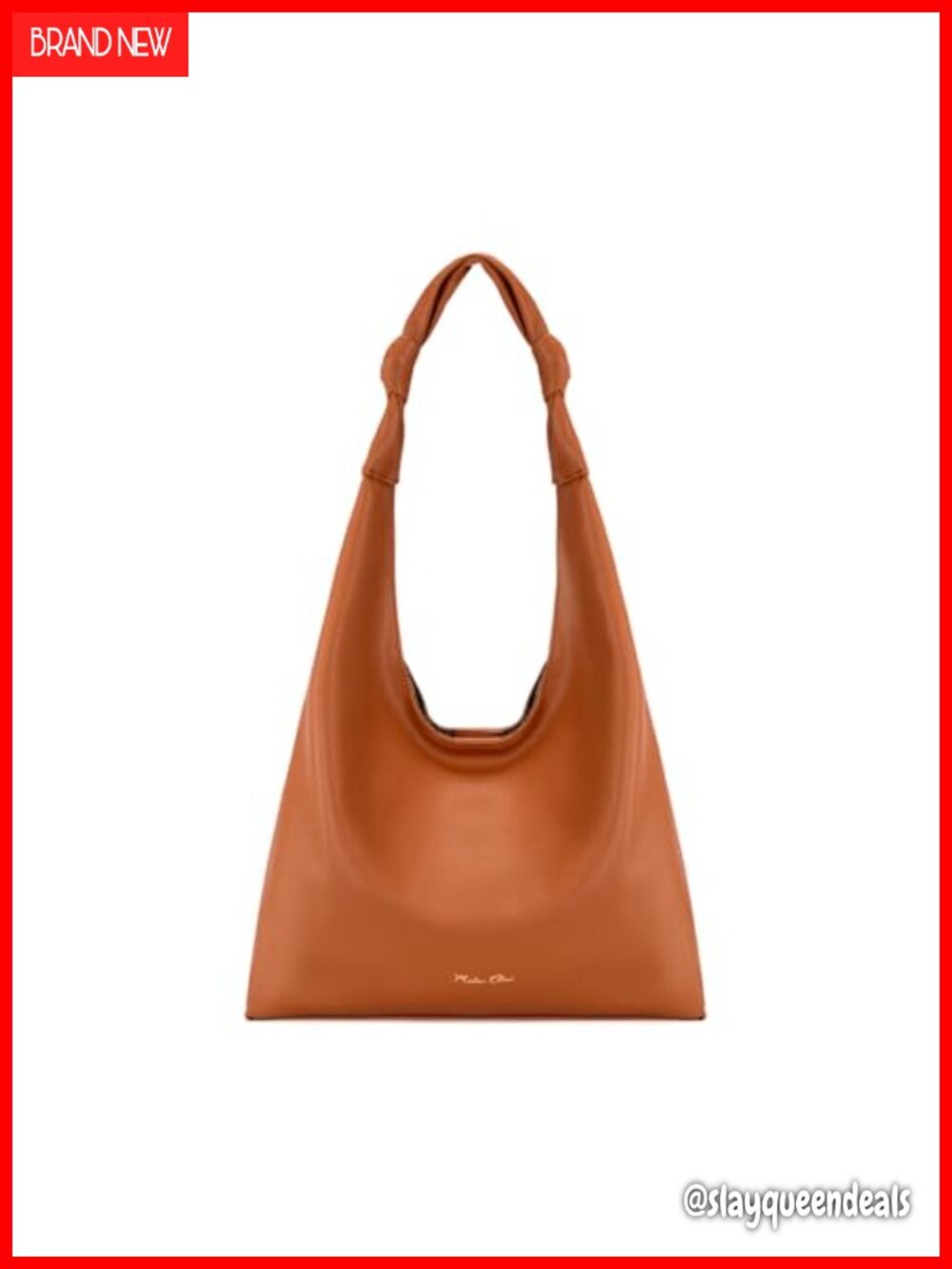 Women's Hobo Bag Soft Vegan Leather Lightweight Large Shoulder Tote Purse